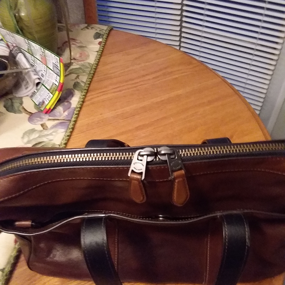Coach Men's 72266 Metro Laptop/Briefcase Leather - Picture 6 of 8